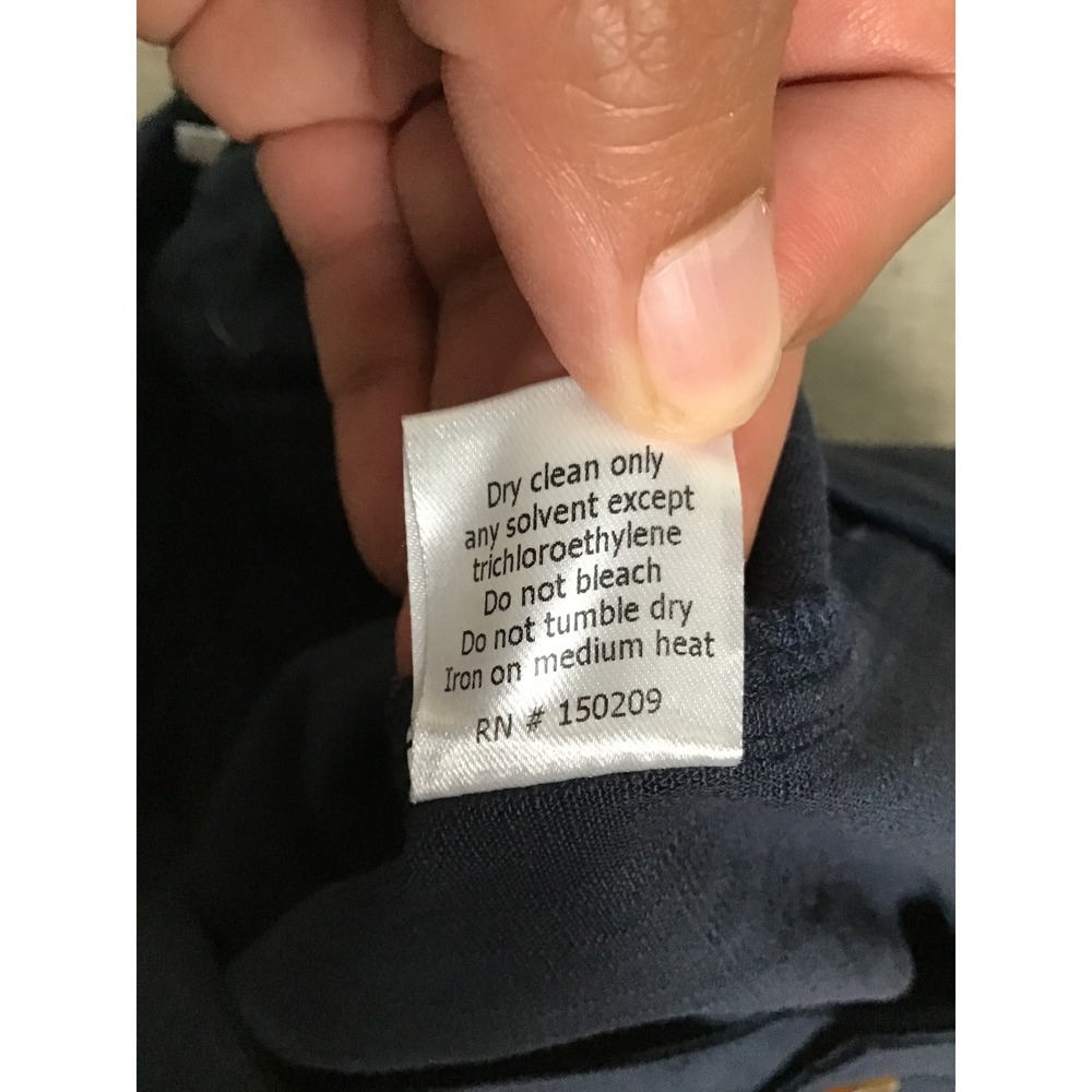 La Ligne Women's Navy Wide Leg Cargo Pockets Alba Pant Size 14 NWT - Picture 6 of 9